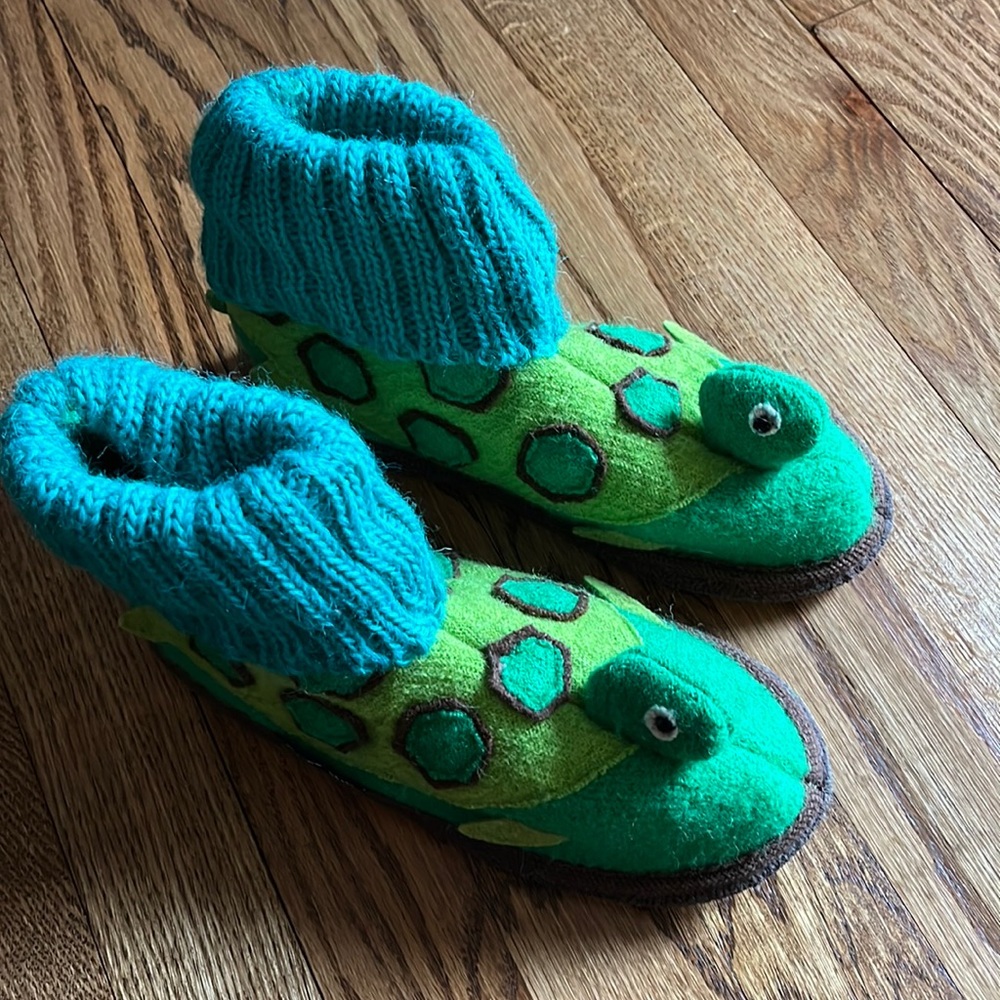 Garnet Hill Kids' Boiled Wool Slipper Boots by Haflinger, Size 3 (9.5in)
